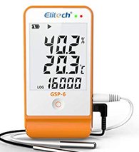 Elitech GSP 6 temperature and humidity data logger